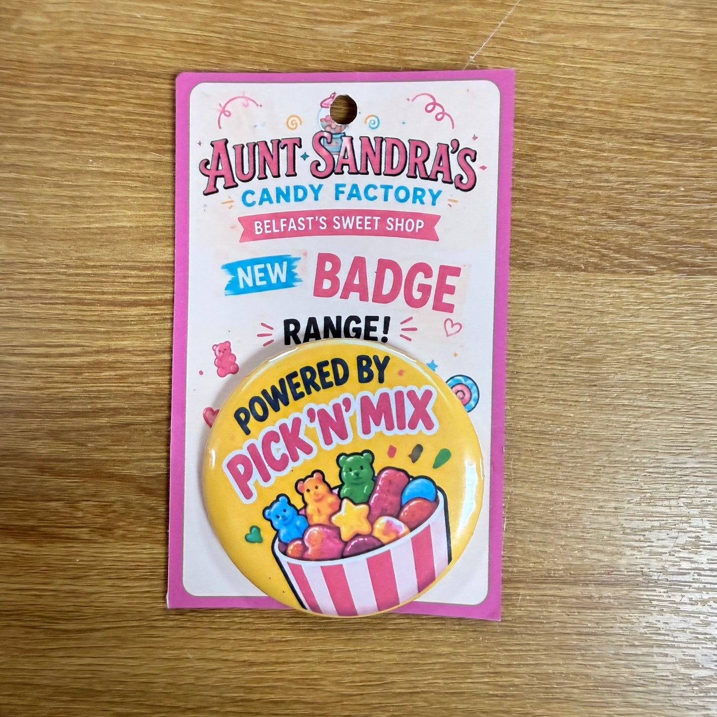 Powered by Pick ’n’ Mix Badge