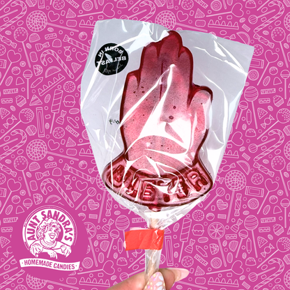 Red Hand Candy Lolly
