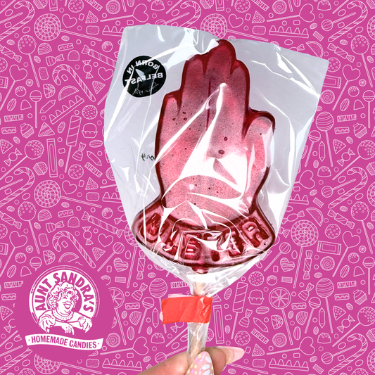 Red Hand Candy Lolly