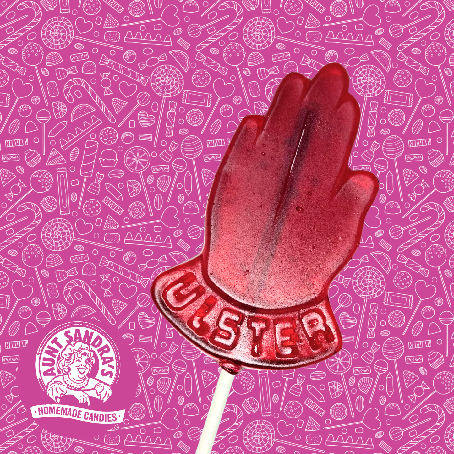 Red Hand Candy Lolly