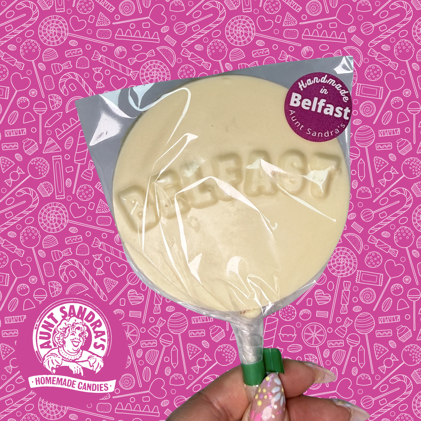 Belfast White Chocolate Lolly