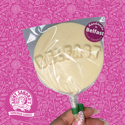 Belfast White Chocolate Lolly