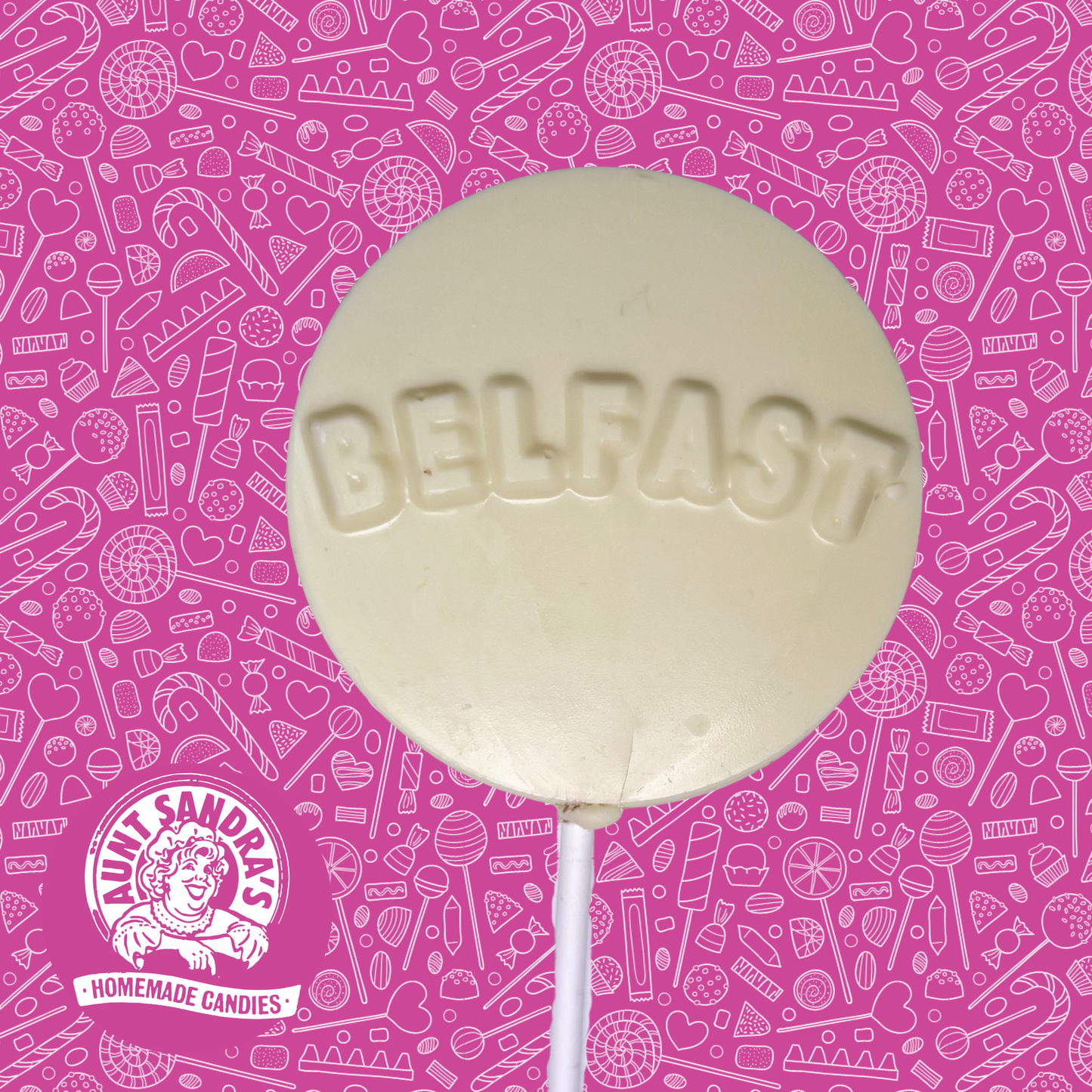 Belfast White Chocolate Lolly