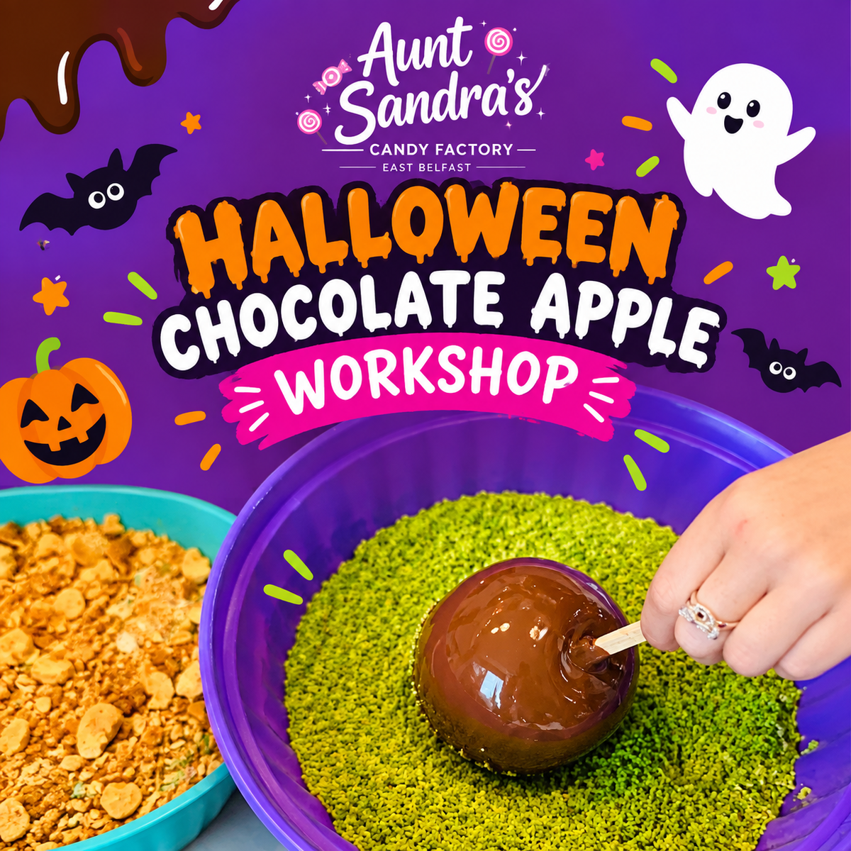 Halloween Chocolate Apples