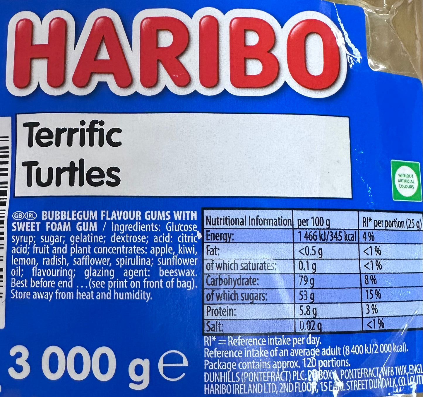 Haribo Terrific Turtles