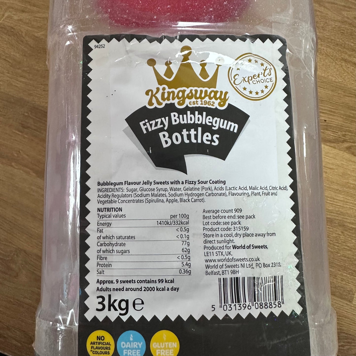 Kingsway Fizzy Bottles