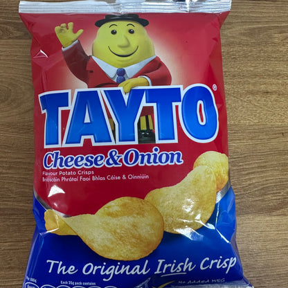 Irish Tayto Cheese & Onion Crisps