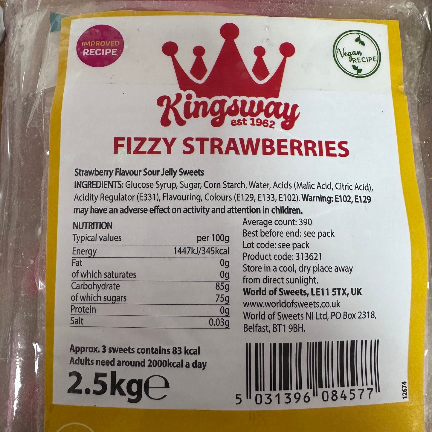 Kingsway Fizzy Strawberries