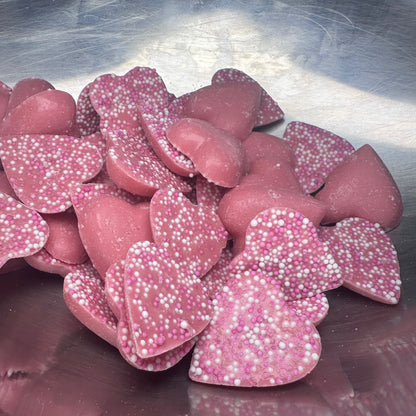 Pink Chocolate Hearts