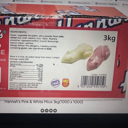 Pink and White Mice