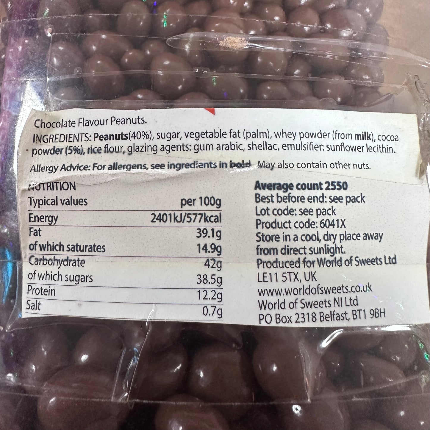 Chocolate Peanuts
