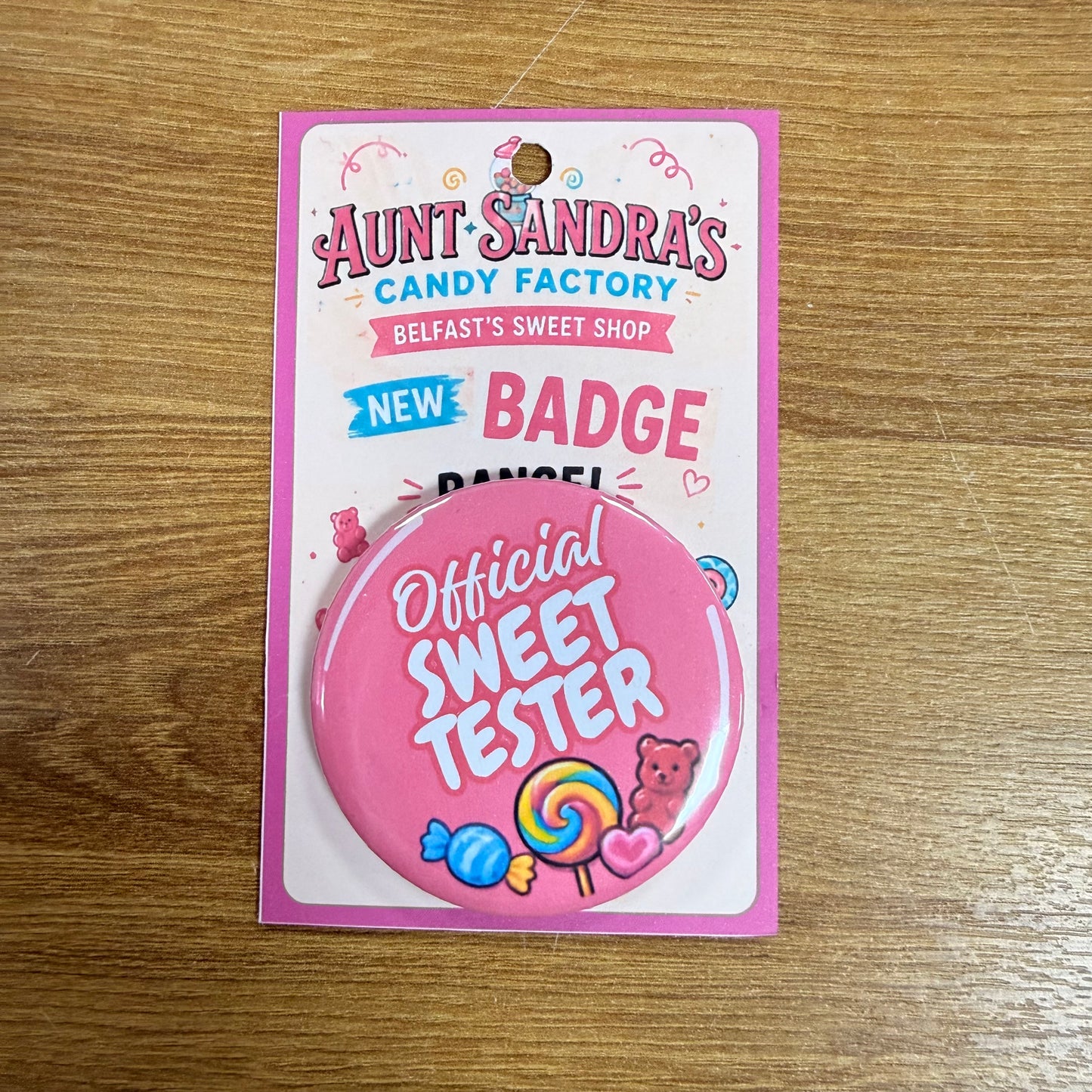 Official Sweet Tester Badge