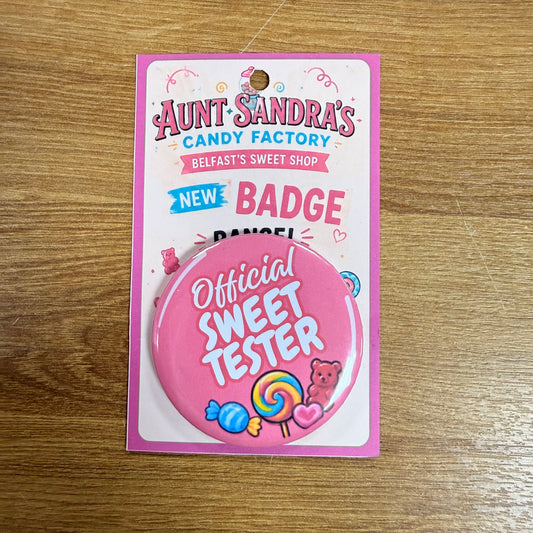 Official Sweet Tester Badge