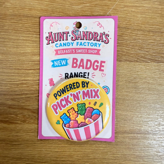 Powered by Pick ’n’ Mix Badge