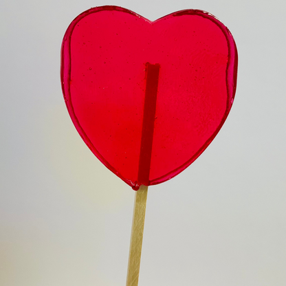 Candy Heart Lolly