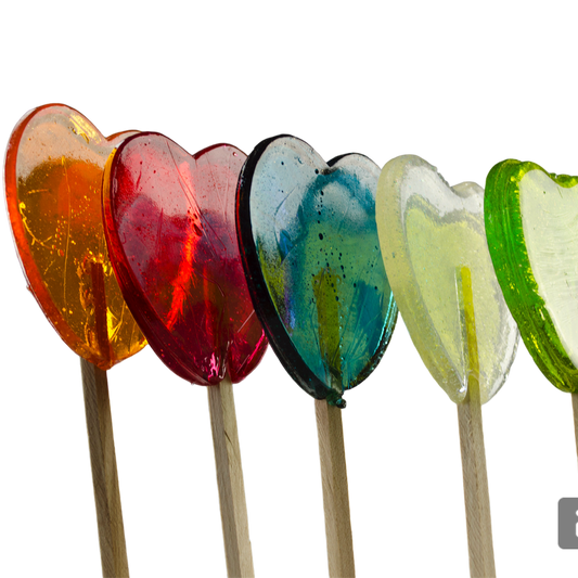 Candy Heart Lolly